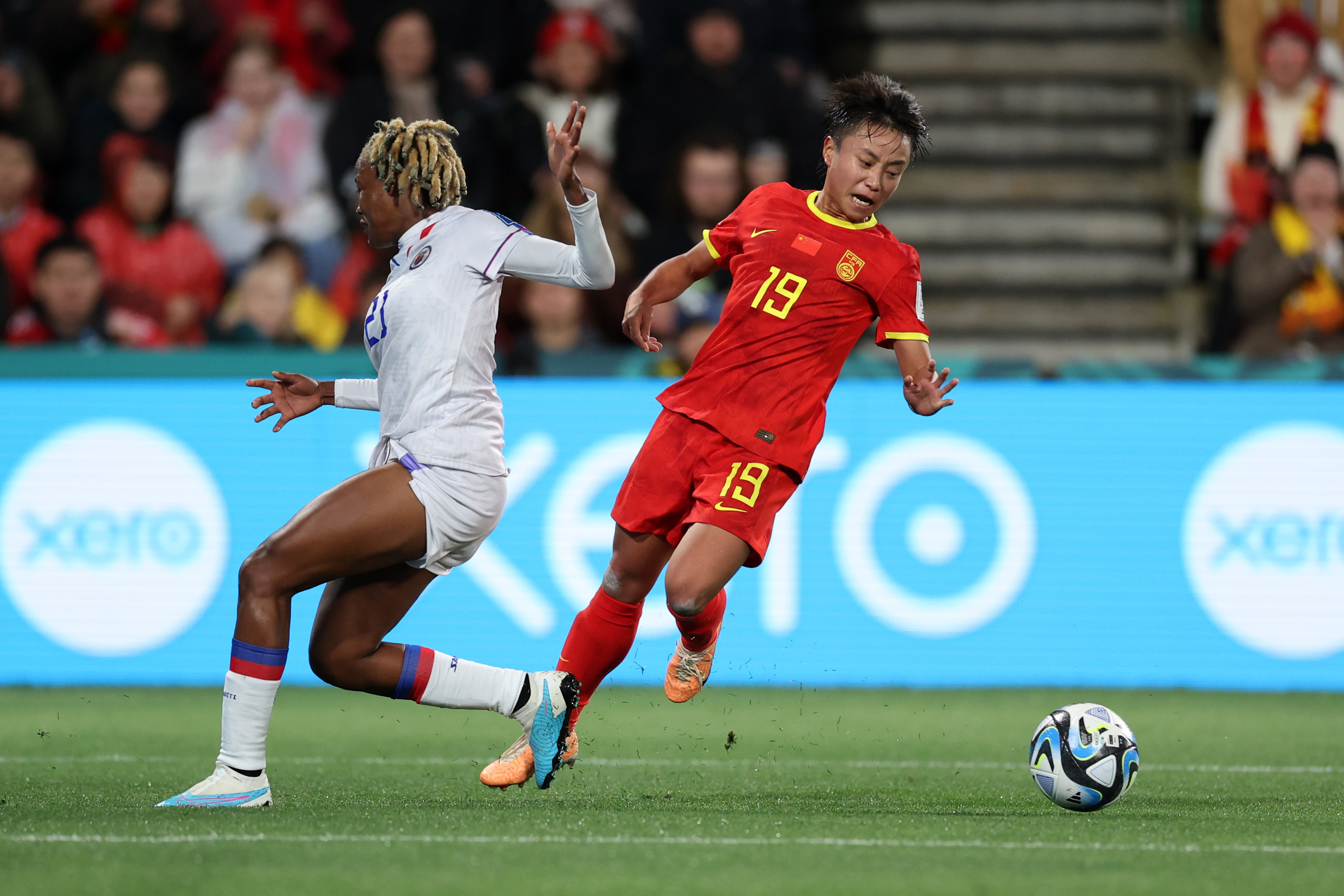 中国女足在国家比赛中取得胜利