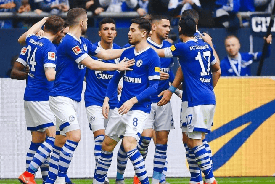 包含沙尔克球队表现强劲，重返德甲争冠阵营的词条